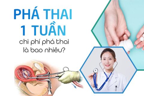 Cách phá thai 1 tuần và chi phí phá thai 1 tuần là bao nhiêu