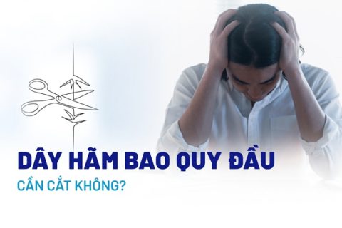 Cắt dây hãm là gì Có nên cắt dây hãm bao quy đầu không