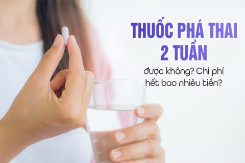Thuốc phá thai 2 tuần được không Chi phí thuốc phá thai 2 tuần hết bao nhiêu tiền